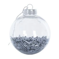 9pk Metallic Foil Filled Shaker Christmas Tree Baubles 8cm -Halloween Costumes Store XS6467 1600 2 94153.1569328417.1100.1100