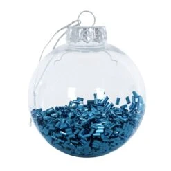 9pk Metallic Foil Filled Shaker Christmas Tree Baubles 8cm -Halloween Costumes Store XS6469 1600 2 77119.1569328425.1100.1100
