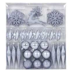 45pc Metallic Christmas Tree Decoration Set Mixed Baubles -Halloween Costumes Store XS6478 1600 1 36435.1592469846.1100.1100