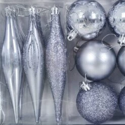 45pc Metallic Christmas Tree Decoration Set Mixed Baubles -Halloween Costumes Store XS6478 1600 4 92002.1569324545.1100.1100