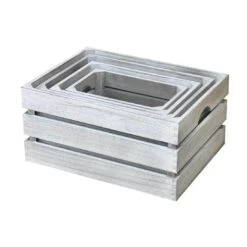 Set Of 4 Nesting Wooden Storage Boxes Crafts Wedding Hampers -Halloween Costumes Store XS6498 1600 2 opt 66879.1597061800.1100.1100