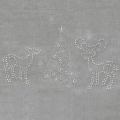 Christmas Reindeer Tablecloths Napkins Diamante Grey Red 19 Christmas Reindeer Tablecloths Napkins Diamante Grey Red -Halloween Costumes Store XS6572 detail 54135.1571051163.1100.1100