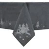 Christmas Tree Tablecloths Napkins Grey Fabric Embroidered -Halloween Costumes Store XS6592 corner 1600 57075.1570092064.1100.1100