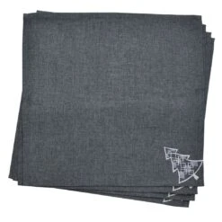 Christmas Tree Tablecloths Napkins Grey Fabric Embroidered -Halloween Costumes Store XS6595 1600 1 84820.1570092170.1100.1100