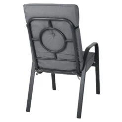 Cadiz 6 Piece Outdoor Dining Set Grey Metal Garden Furniture -Halloween Costumes Store XS6615 1600 4