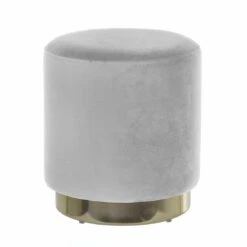 Hodge & Hodge Sophia Stylish Velvet Stool With Gold Base -Halloween Costumes Store XS6632 1600 1 opt 97982.1597141674.1100.1100