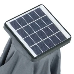 Garden Parasol LED Lights Grey Canopy Patio Umbrella 3m 10 Garden Parasol LED Lights Grey Canopy Patio Umbrella 3m -Halloween Costumes Store XS6637 1600 3 opt 68145.1584531953.1100.1100