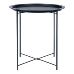 Hodge And Hodge Round Side Table Folding Metal Tray Top 17 Hodge And Hodge Round Side Table Folding Metal Tray Top -Halloween Costumes Store XS6647 1600 1 opt 84503.1587733301.1100.1100