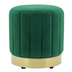 Hodge And Hodge Luna Plush Velvet Stool Ottoman Gold Base -Halloween Costumes Store XS6662 1600 1 opt 75373.1593428982.1100.1100