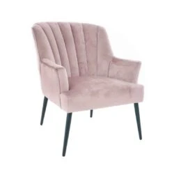 Hodge & Hodge Oyster Shape Armchair With Velvet Style Cover -Halloween Costumes Store XS6666 1600 1 opt 35237.1597144486.1100.1100