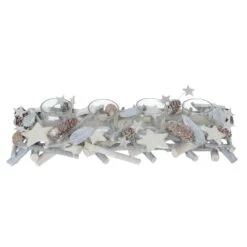 Wooden Candle Holder Christmas Decoration Silver Twigs 40cm -Halloween Costumes Store XS6686 1600 1 opt 02075.1600862241.1100.1100