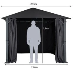 Azuma Gazebo Garden Pavillion Party Tent Curtains Marquee 3m -Halloween Costumes Store XS6942 1600 8