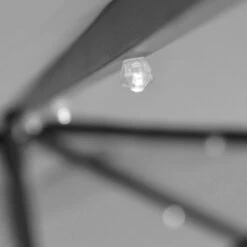 Azuma 3m Square Parasol Solar LED Lights Offset Garden Canopy -Halloween Costumes Store XS6954 1600 7