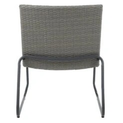 Azuma Como Garden Bistro Set Grey Chairs Table Rattan Weave -Halloween Costumes Store XS6958 1600 7