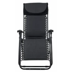 Padded Garden Recliner Relaxer 2 Tone Grey Zero Gravity Chair Garden Seat -Halloween Costumes Store XS6960 1600 5