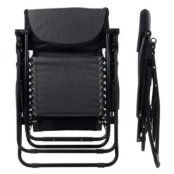 Padded Garden Recliner Relaxer 2 Tone Grey Zero Gravity Chair Garden Seat -Halloween Costumes Store XS6960 1600 9