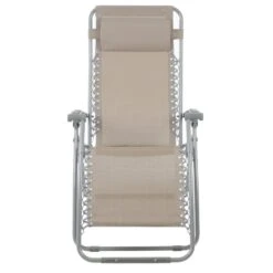 Garden Recliner Chair Taupe Zero Gravity Relaxer Recliner Chair -Halloween Costumes Store XS6962 1600 5