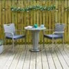 Cone Bistro Set Grey Rattan Garden Table Chairs -Halloween Costumes Store XS7014 LS 1600 1 opt