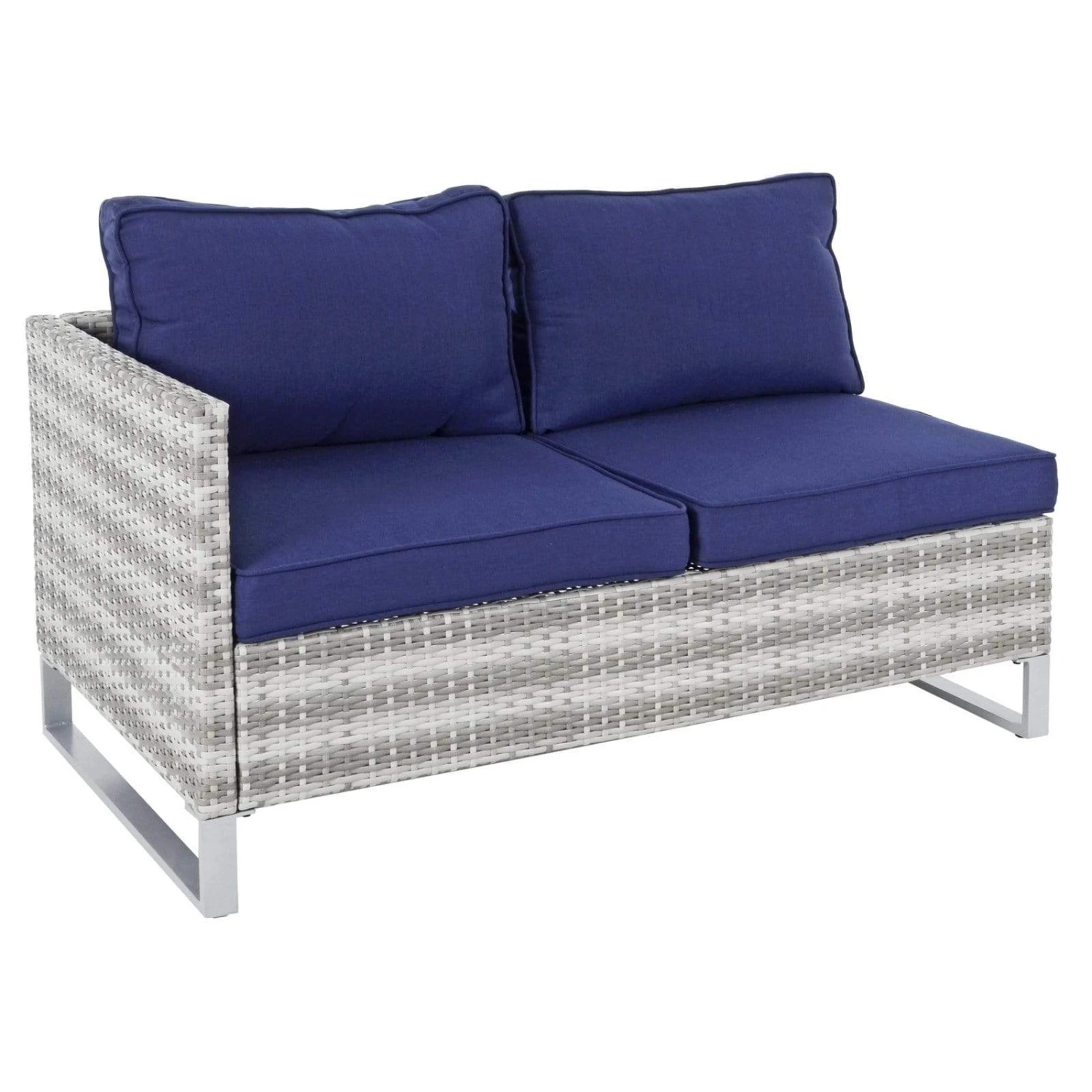 Treviso Garden Sofa Set Grey Rattan Coffee Table Ottoman 6 Treviso Garden Sofa Set Grey Rattan Coffee Table Ottoman - Image 4