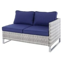 Treviso Garden Sofa Set Grey Rattan Coffee Table Ottoman 18 Treviso Garden Sofa Set Grey Rattan Coffee Table Ottoman -Halloween Costumes Store XS7056 1600 5