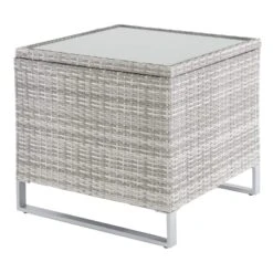 Treviso Garden Sofa Set Grey Rattan Coffee Table Ottoman 20 Treviso Garden Sofa Set Grey Rattan Coffee Table Ottoman -Halloween Costumes Store XS7056 1600 6