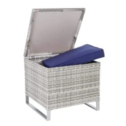 Treviso Garden Sofa Set Grey Rattan Coffee Table Ottoman 22 Treviso Garden Sofa Set Grey Rattan Coffee Table Ottoman -Halloween Costumes Store XS7056 1600 8