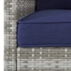 Treviso Garden Sofa Set Grey Rattan Coffee Table Ottoman 17 Treviso Garden Sofa Set Grey Rattan Coffee Table Ottoman -Halloween Costumes Store XS7056 1600 9