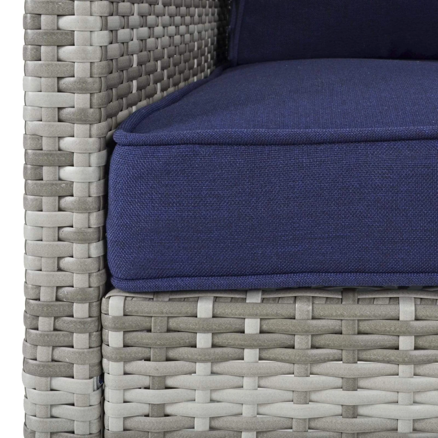 Treviso Garden Sofa Set Grey Rattan Coffee Table Ottoman 7 Treviso Garden Sofa Set Grey Rattan Coffee Table Ottoman - Image 5