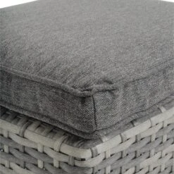 Barletta Garden Dining Set 3 Seater Sofa Grey Rattan Armchairs -Halloween Costumes Store XS7064 1600 13