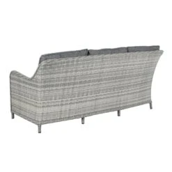 Barletta Garden Dining Set 3 Seater Sofa Grey Rattan Armchairs -Halloween Costumes Store XS7064 1600 15