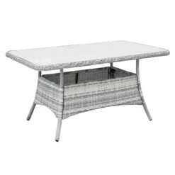 Barletta Garden Dining Set 3 Seater Sofa Grey Rattan Armchairs -Halloween Costumes Store XS7064 1600 6 opt