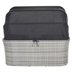 Azuma Arezzo Garden Sofa Set Canopy Grey Rattan Stools Table 17 Azuma Arezzo Garden Sofa Set Canopy Grey Rattan Stools Table -Halloween Costumes Store XS7073 1600 4