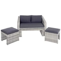 Azuma Varenna Garden Sofa Set Grey Rattan Coffee Table Stools 14 Azuma Varenna Garden Sofa Set Grey Rattan Coffee Table Stools -Halloween Costumes Store XS7074 1600 2