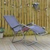 Garden Recliner Chair Towel Grey Cover Beach Relaxer 100% Cotton -Halloween Costumes Store XS7086 LS 1600 1 opt
