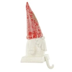 Novelty Gonk Christmas Stocking Hanger Santa Gnome Glitter -Halloween Costumes Store XS7168 2 opt