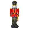 4ft Inflatable Nutcracker Figure Christmas Decoration With LED -Halloween Costumes Store XS7211 1