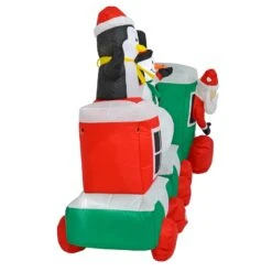 11ft Giant Light Up Inflatable Train Christmas Decoration Santa 7 11ft Giant Light Up Inflatable Train Christmas Decoration Santa -Halloween Costumes Store XS7213 3 opt