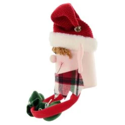 Novelty Christmas Tree Hugger Topper Bendy Arms Elf Santa Snowman -Halloween Costumes Store XS7240 2 opt