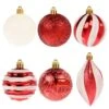 25pc Mixed Christmas Tree Baubles Set Decorations 6cm -Halloween Costumes Store XS7257 2 opt