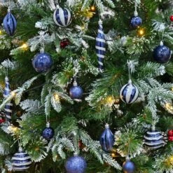 72pc Christmas Tree Baubles Set Mixed Design Decorations -Halloween Costumes Store XS7260 2 opt