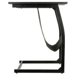 Side Table Magazine Rack Holder Coffee TV Dinner Black -Halloween Costumes Store XS7301 2 opt