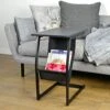 Side Table Magazine Rack Holder Coffee TV Dinner Black -Halloween Costumes Store XS7301 LS 1 opt