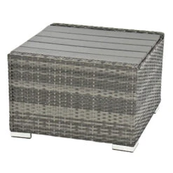 Casares Garden Sofa Suite Grey Rattan Day Bed Rising Table -Halloween Costumes Store XS7343 7 opt
