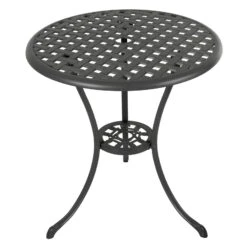 Garden Bistro Set Grey Metal Chairs Table Azuma Denia -Halloween Costumes Store XS7348 3 opt