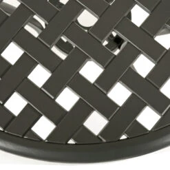 Garden Bistro Set Grey Metal Chairs Table Azuma Denia -Halloween Costumes Store XS7348 4 opt