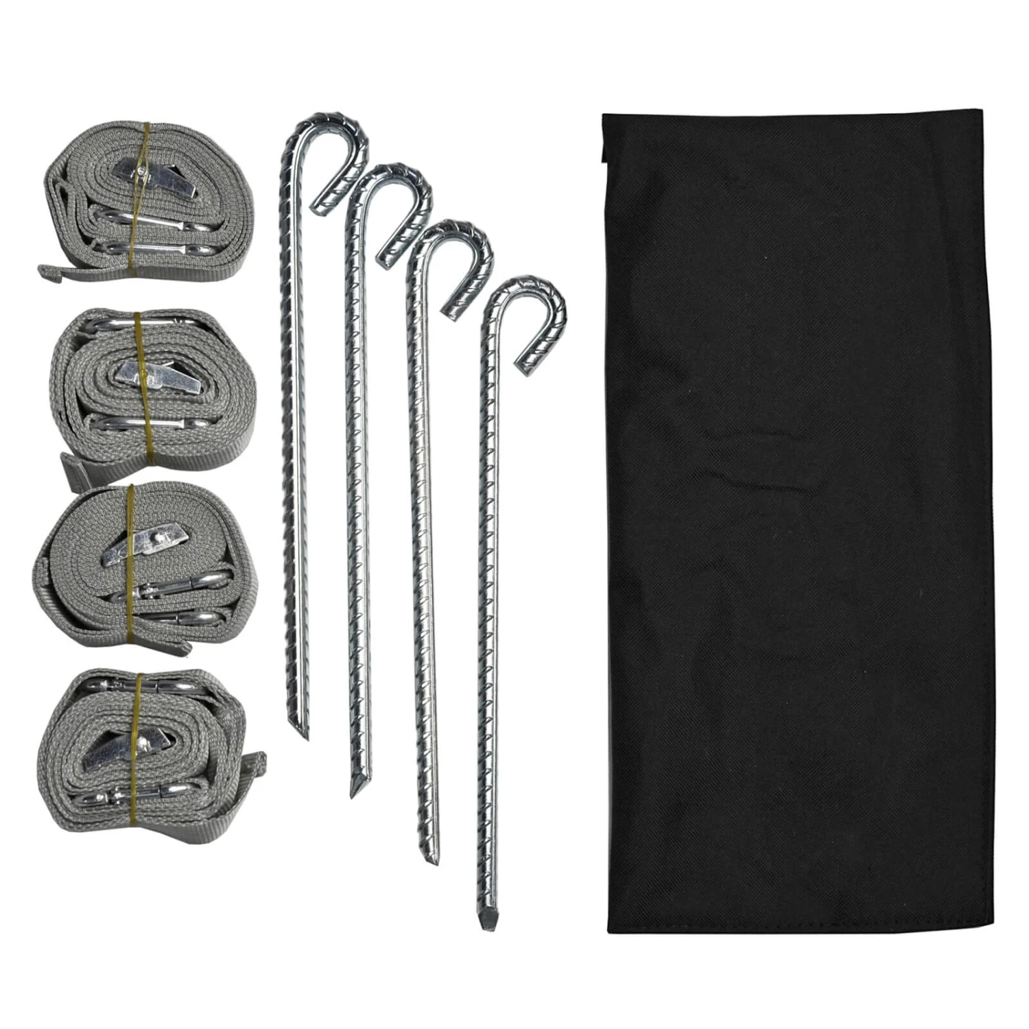Azuma Ultimate Gazebo Tie Down Kit 4 Guy Ropes Steel Pegs Bag 3 Azuma Ultimate Gazebo Tie Down Kit 4 Guy Ropes Steel Pegs Bag
