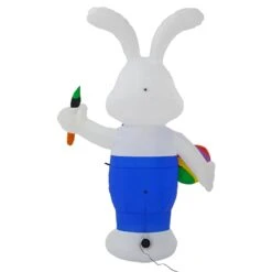 6ft Easter Bunny Egg Light Up Inflatable Party Decoration -Halloween Costumes Store XS7365 4 opt