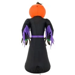 6.5ft LED Inflatable Pumpkin Head Monster Halloween Decoration -Halloween Costumes Store XS7372 4 opt