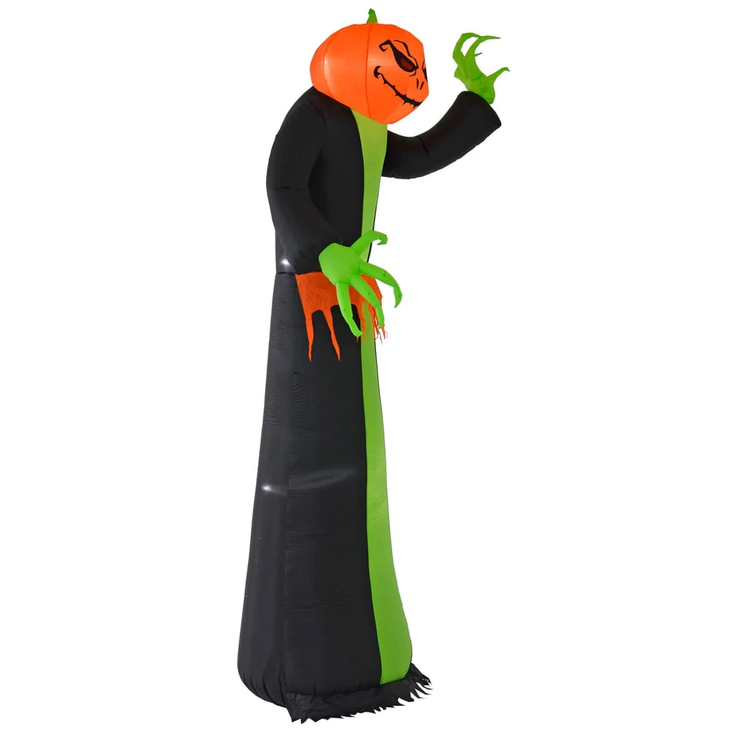 12ft LED Inflatable Pumpkin Monster Green Halloween Decoration 4 12ft LED Inflatable Pumpkin Monster Green Halloween Decoration - Image 2