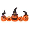 8ft LED Inflatable 5 Evil Pumpkins Witch Hats Halloween Decoration 2 8ft LED Inflatable 5 Evil Pumpkins Witch Hats Halloween Decoration -Halloween Costumes Store XS7375 1 opt